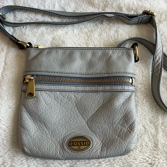 Fossil crossbody bag, Light blue - Picture 2 of 8